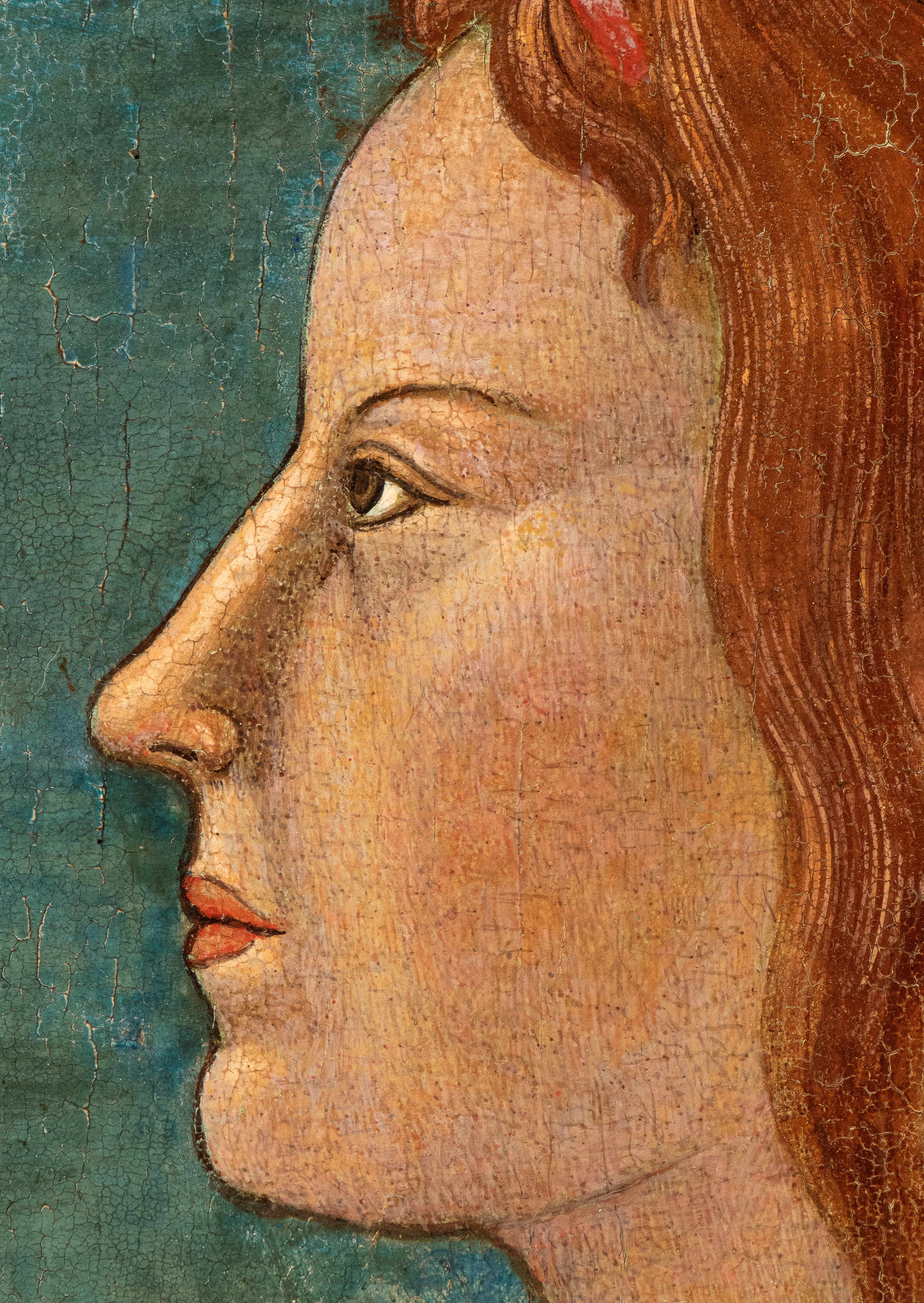 Ritratto di fanciulla di profilo