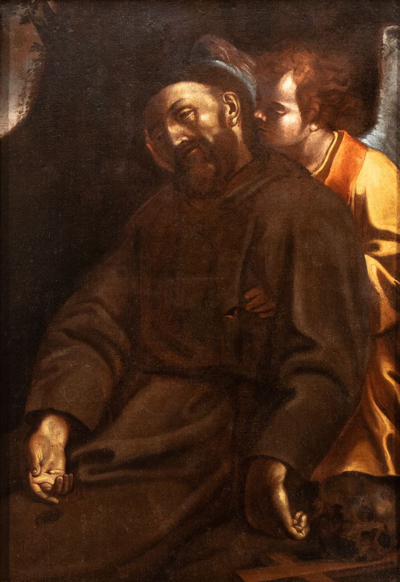San Francesco sorretto dall'angelo