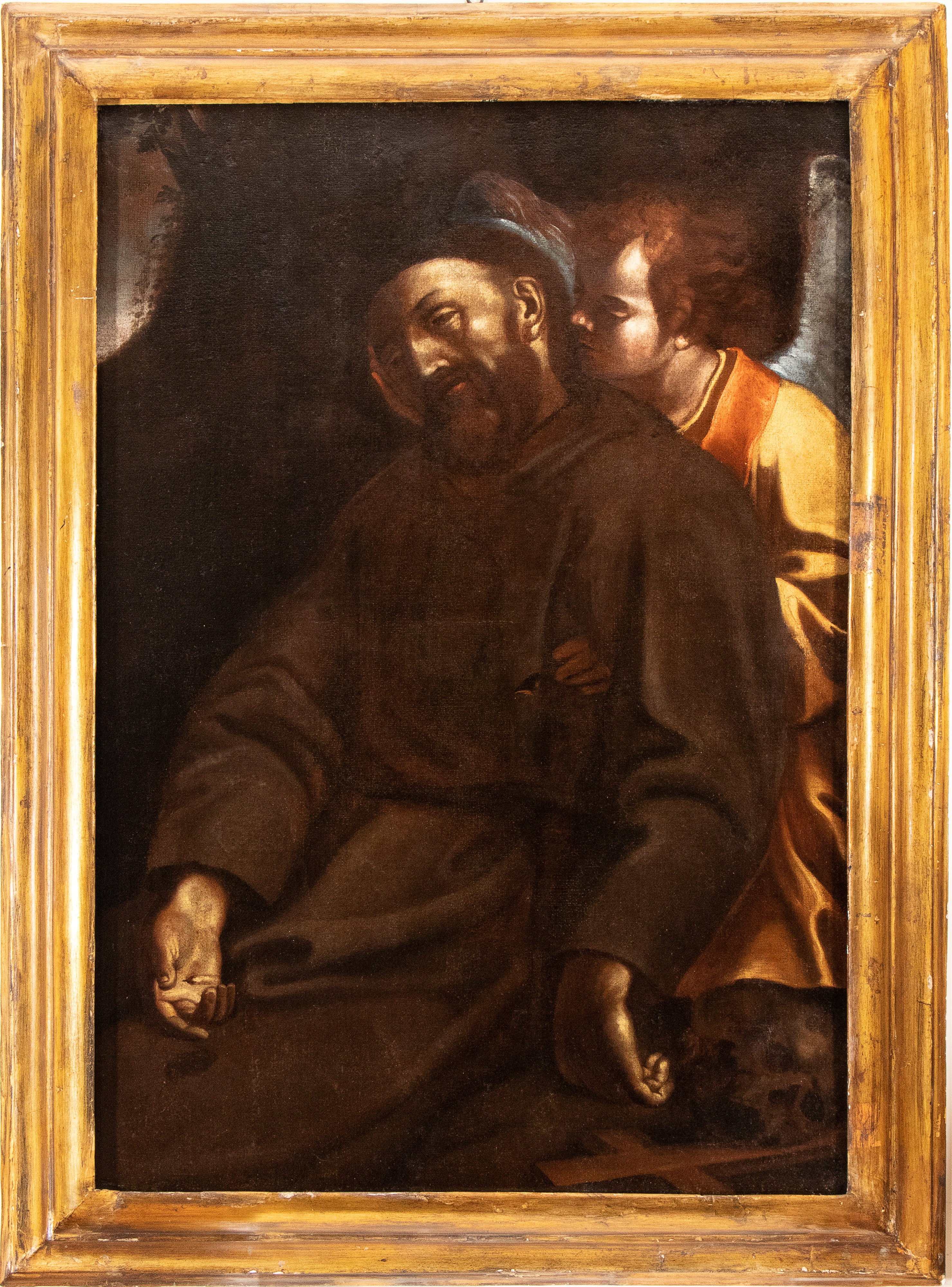 San Francesco sorretto dall'angelo