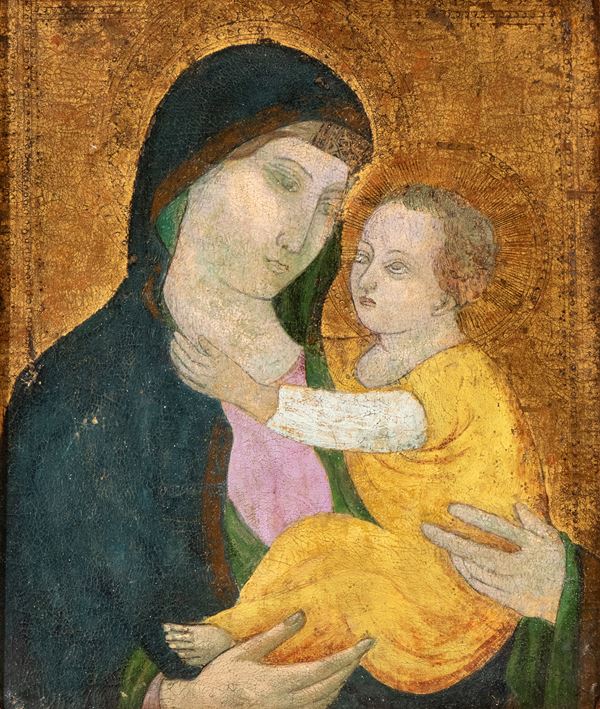 Scuola senese, XIV secolo - Virgin with Child