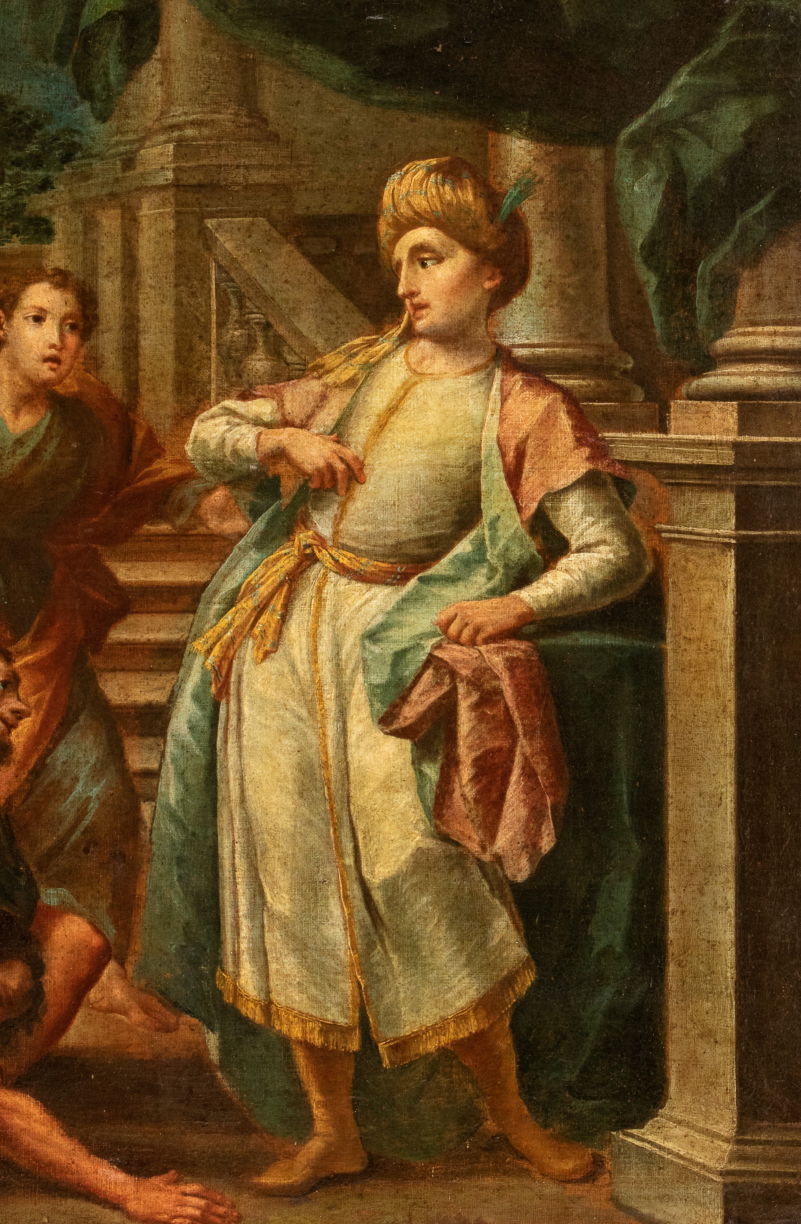 Artista Veneto, XVII Secolo - Autore non identificato, Giuseppe e i suoi fratelli, olio su tela