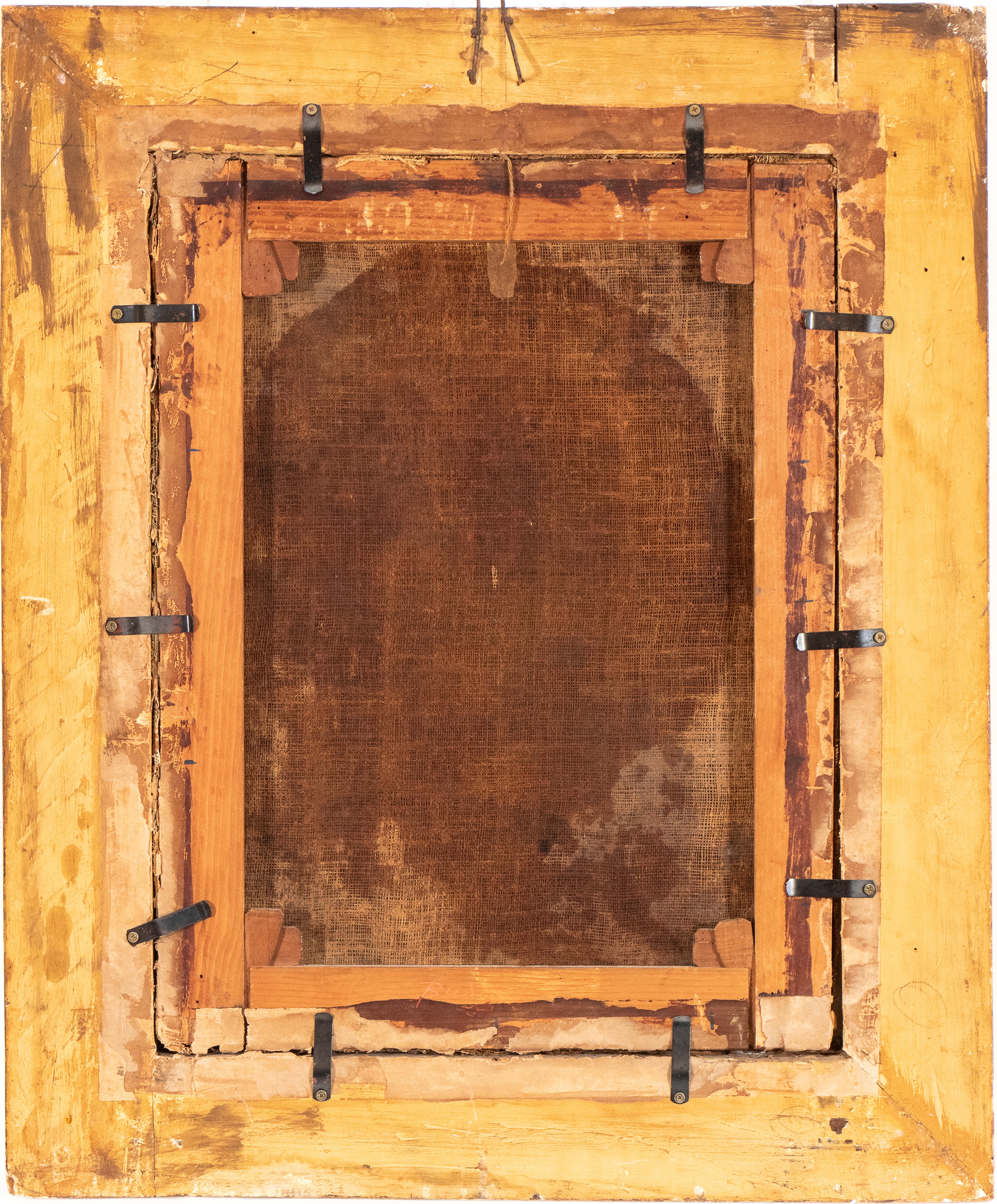 Scuola Genovese, XVII Secolo - Autore Ignoto, Testa di anziano di profilo, olio su tela