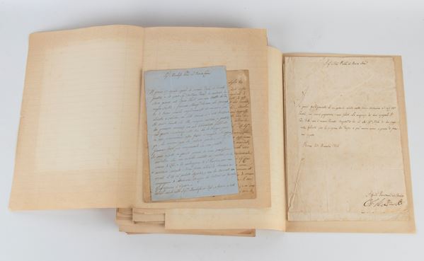 Lettere autografate provenienti dall'Archivio Bruti Liberati rivolte a uomini e donne illustri