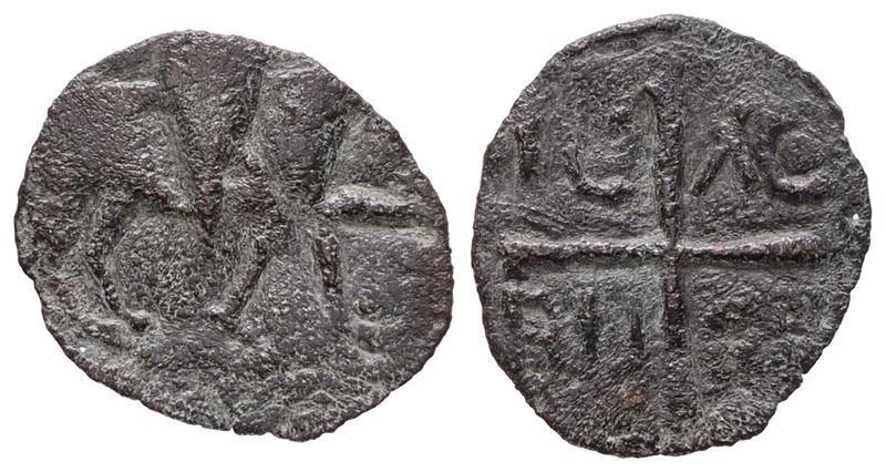 Alfonso d'Altavilla, Follaro (1135-1144), Cu, 0,4g, 14mm
