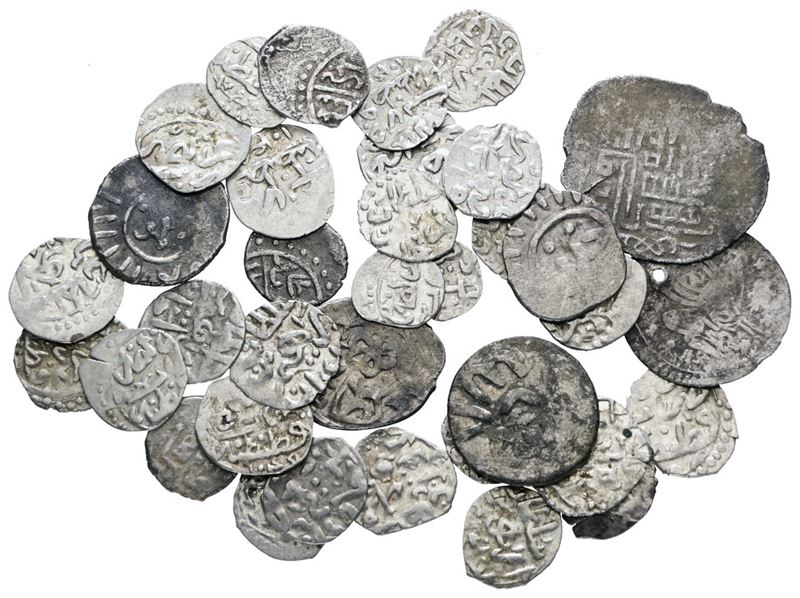 Mondo Islamico, Lotto di 35 Dirhem dell'Impero Ottomano, Conservazioni Varie