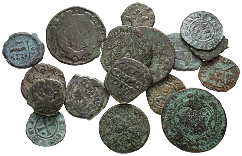 Monete medievali e grani siciliani del XVIII secolo