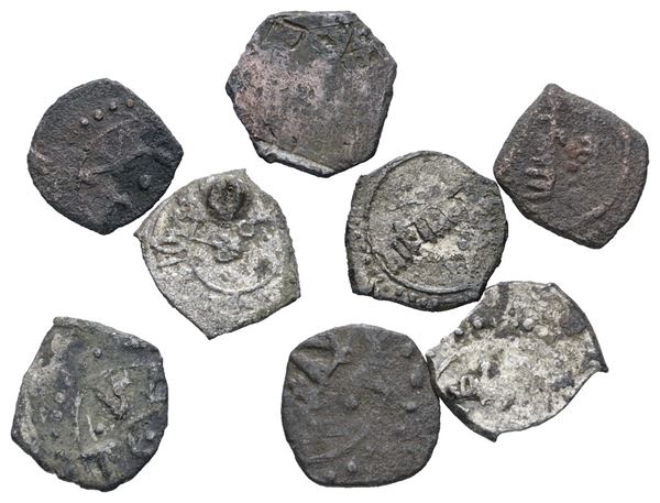 SICILIA. LOTTO MULTIPLO DI N. 8 KHARRUBE ISLAMICHE D'AREA SICILIANA. Conservazioni varie