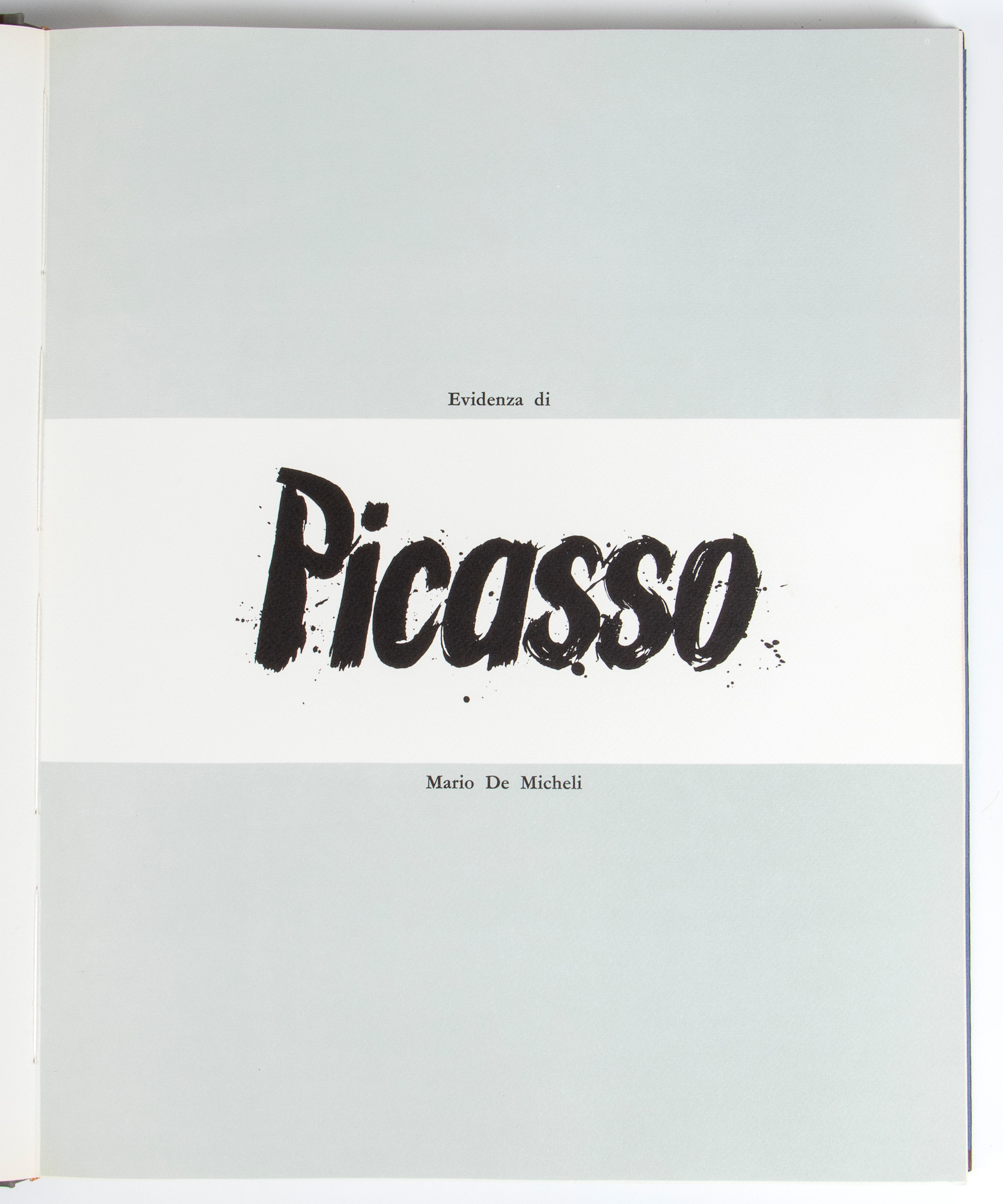 Mario De Micheli, Evidenza di Picasso: il disegno moderno, 1962