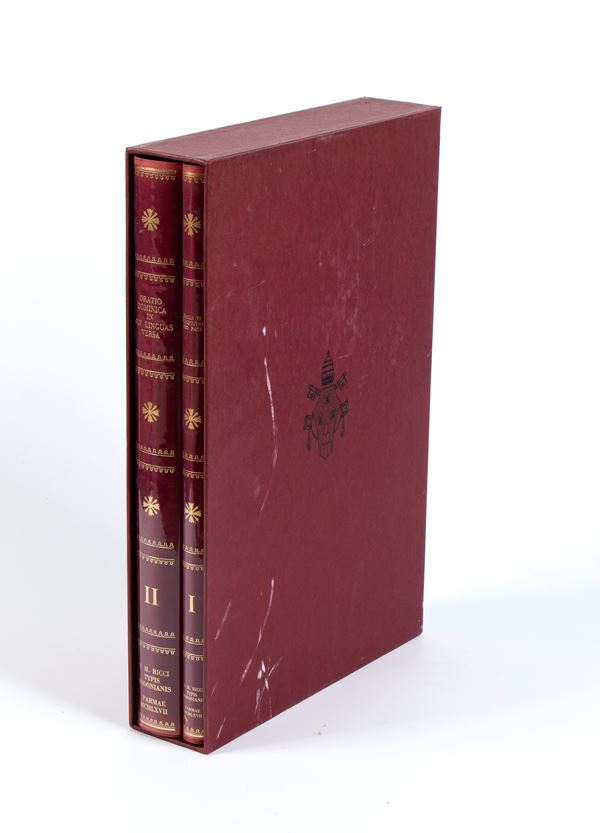 BODONI Oratio Dominica in CLV. linguas versa et exoticis characteribus plerumgue expressa