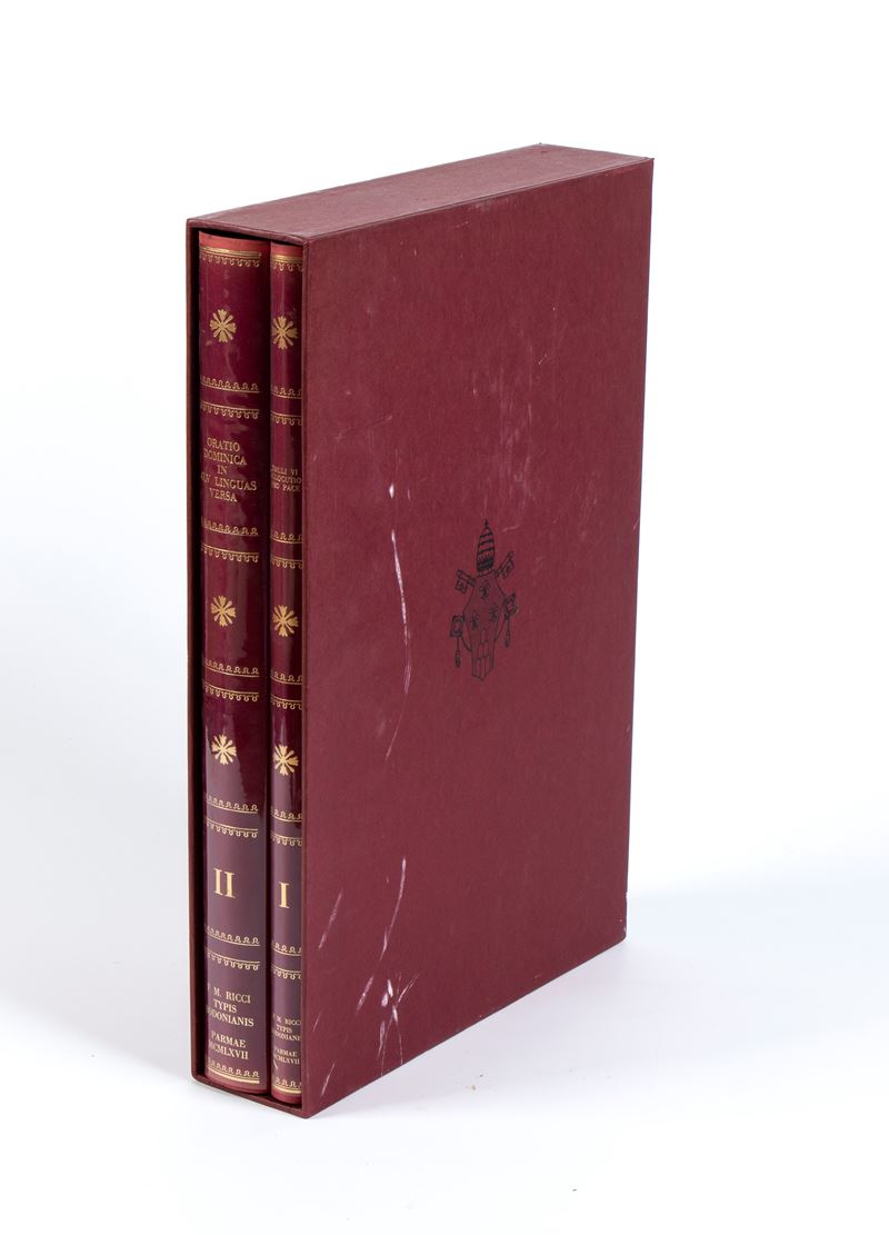 BODONI Oratio Dominica in CLV. linguas versa et exoticis characteribus plerumgue expressa