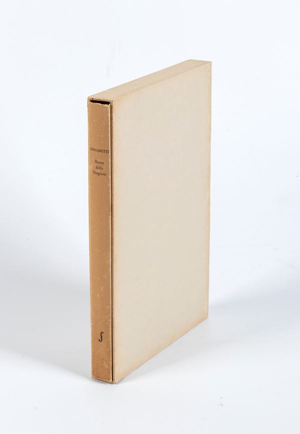 GIACOMO MANZÙ | GIUSEPPE UNGARETTI, Morte delle stagioni