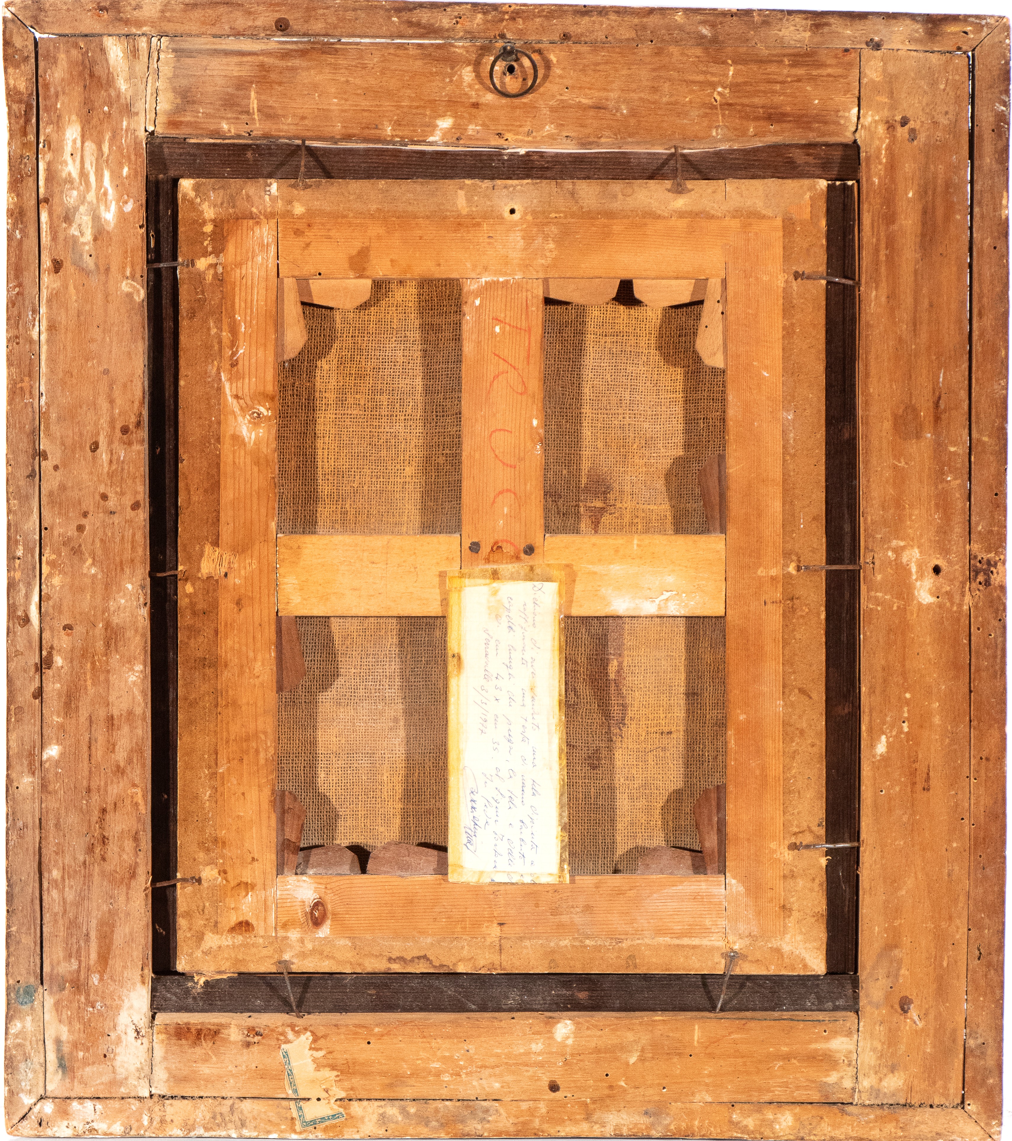 Testa di vecchio in preghiera