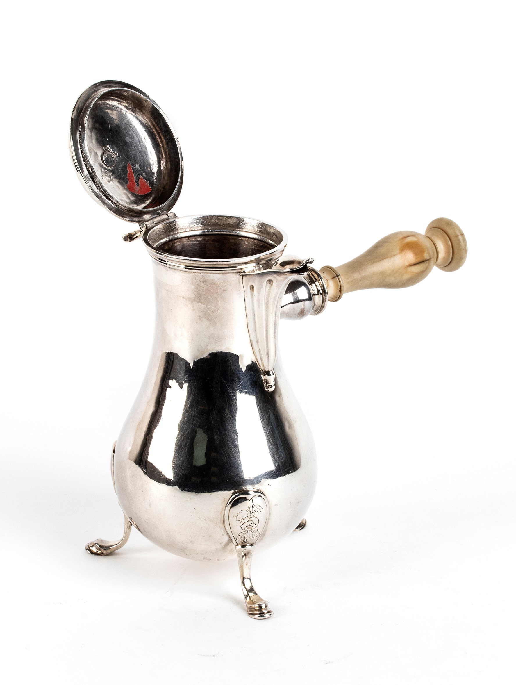 Bouty Louis-joseph - Caffettiera francese in argento e avorio (Parigi, 1786-1789)