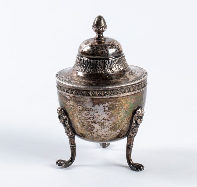 Zuccheriera italiana in argento