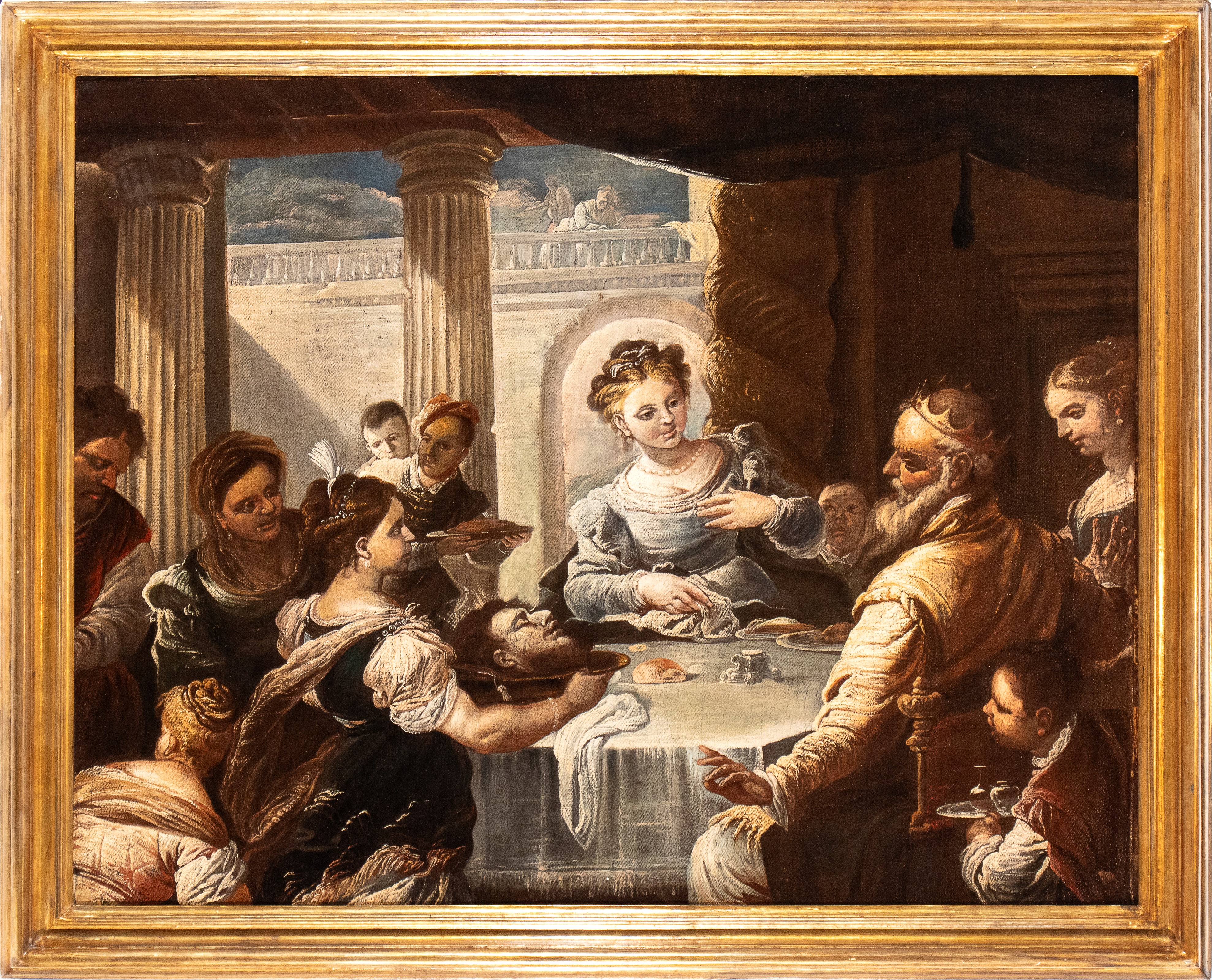 Il banchetto di Erode con Salomè e la testa di San Giovanni