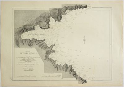 Ile d'Elbe Plan de Porto-Longone, 1847