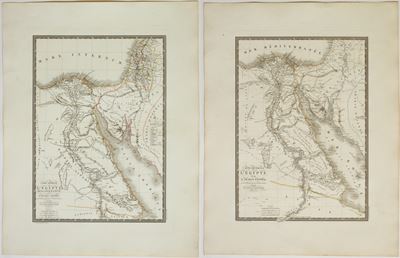 Carte generale de l'Egypte et de l'Arabie Petrée, 1822