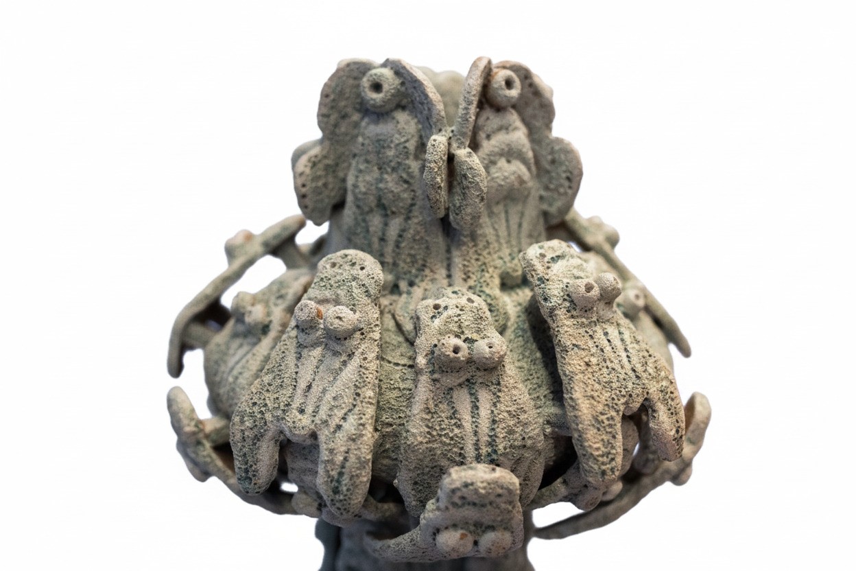 Cristina Fiorenza - Fly Vessel - Grès con smalto lavico, 2021