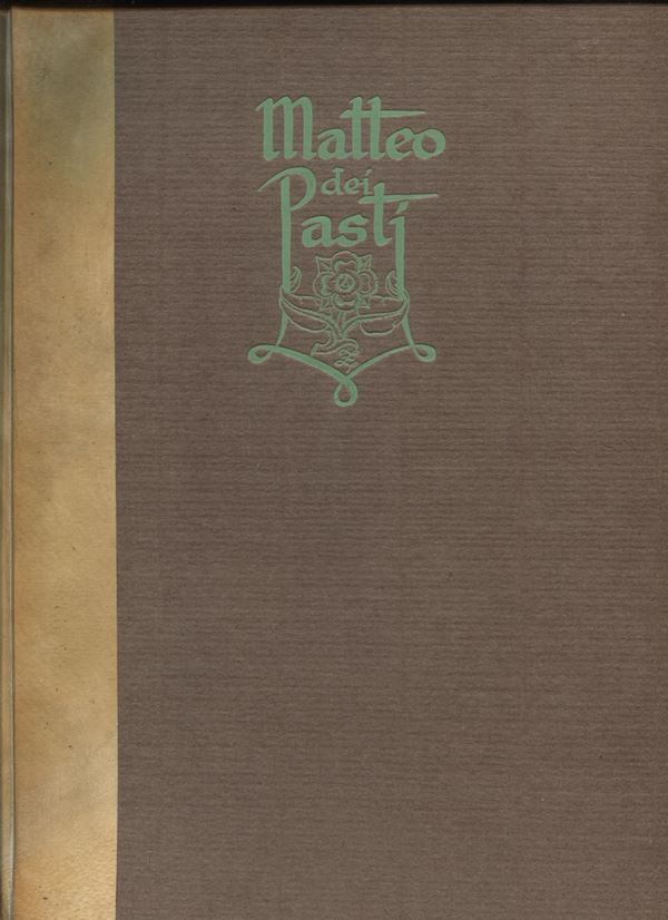 CALABI   Augusto – CORNAGGIA  Gianluigi. - . Matteo dei Pasti. La sua opera medaglistica distinta da quella degli anonimi riminesi del XV secolo in relazione dei medaglioni malatestiani - aggiunte le falsificazioni  Milano s.d. (1927?), pag. 145, tavv 37. Rilegatura  editoriale,  Ed. n° 32 di 300 esemplari ottimo stato, raro e importante lavoro. Modesti, 482.