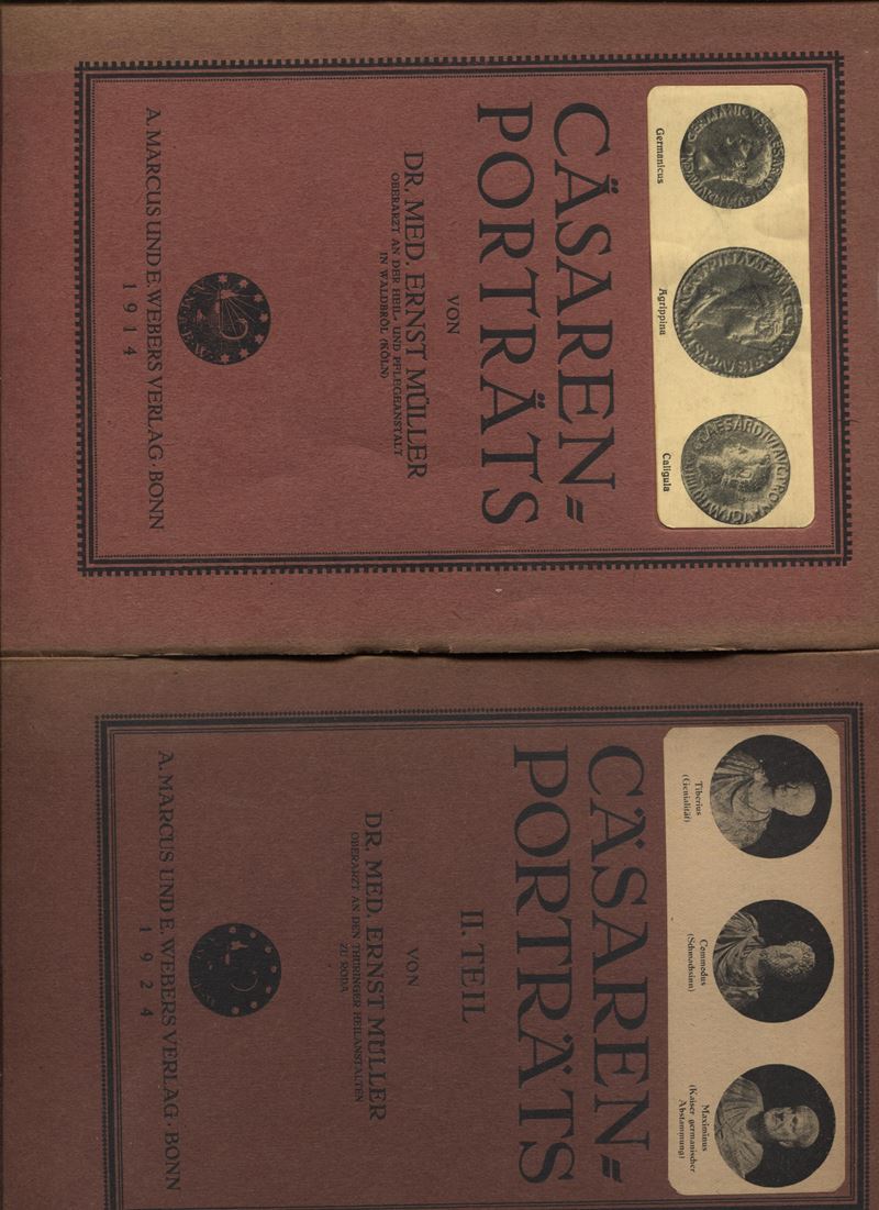 MULLER E., Casaren Portrats, Bonn, 1914-1920, 2 volumi