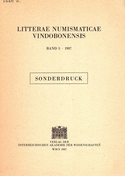 HAHN Wolfgang, Ein minimifunds des frühen 6. Jahrhunderts n.chr. Aus Massafra bei Tarant