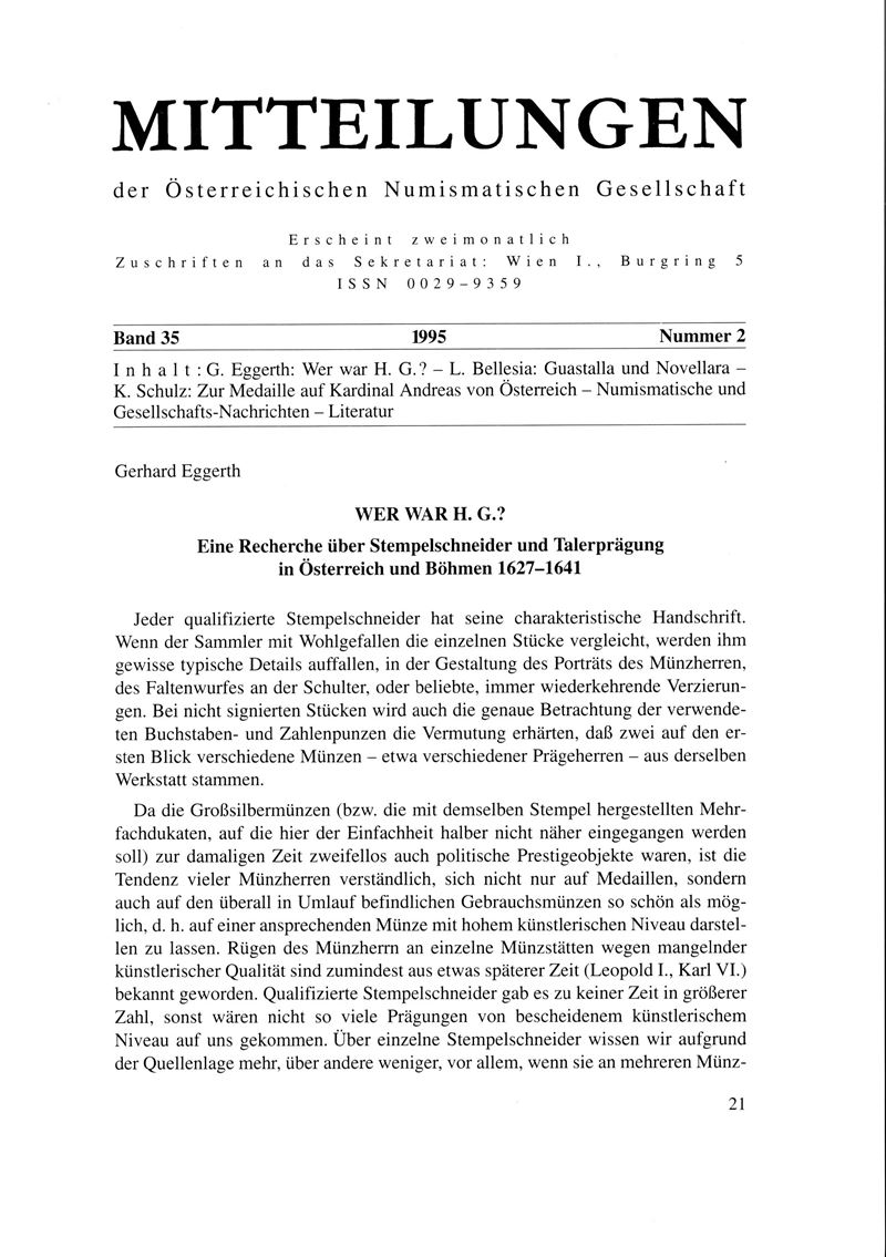 BELLESIA L. - Guastalla und Novellara. Wien, 1995. pp 26-31, tavole 1. brossura editoriale, buono...