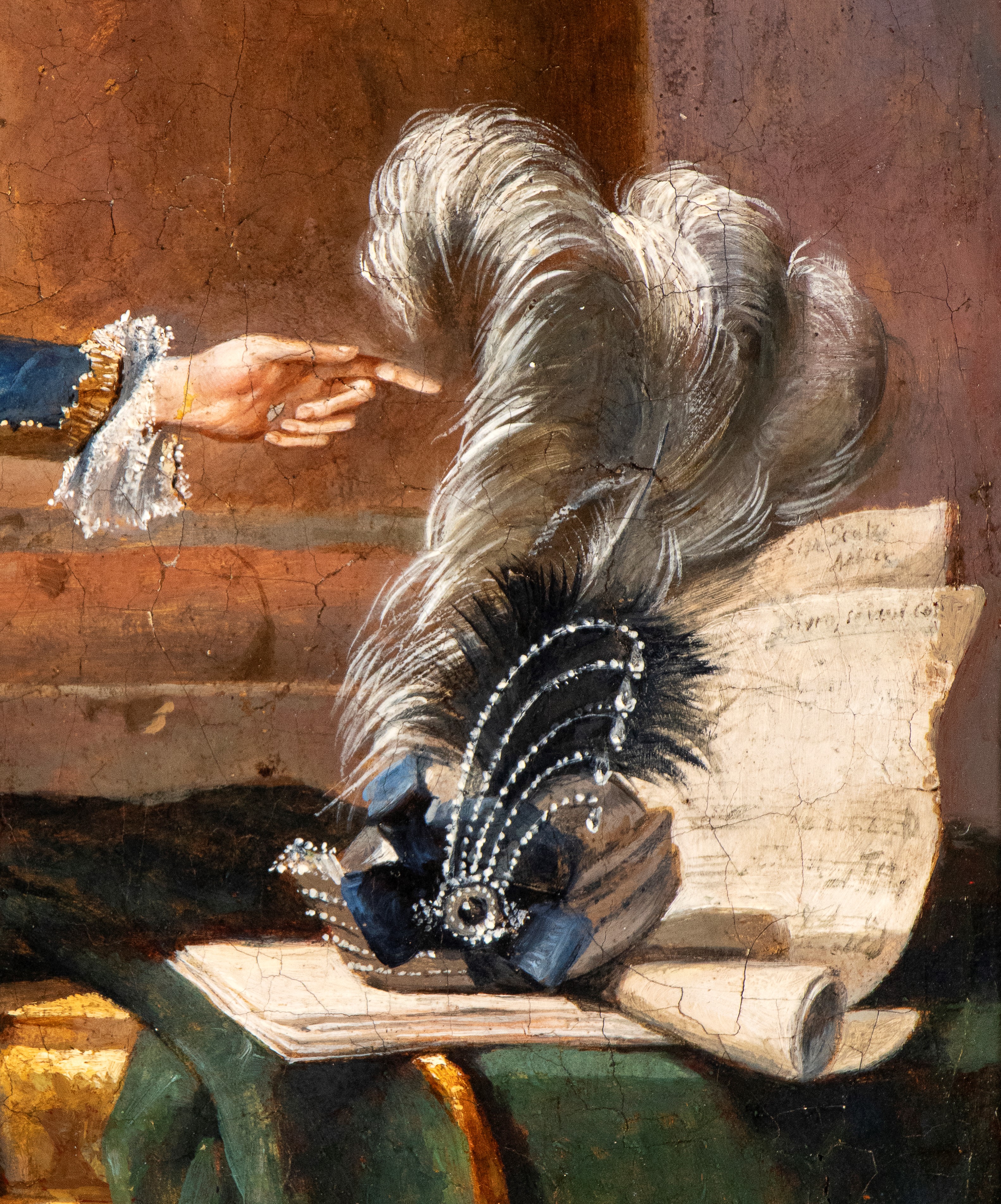 Artista Francese, XVIII Secolo - Charles Joseph Flipart, Ritratto del cantante castrato Carlo Sca...