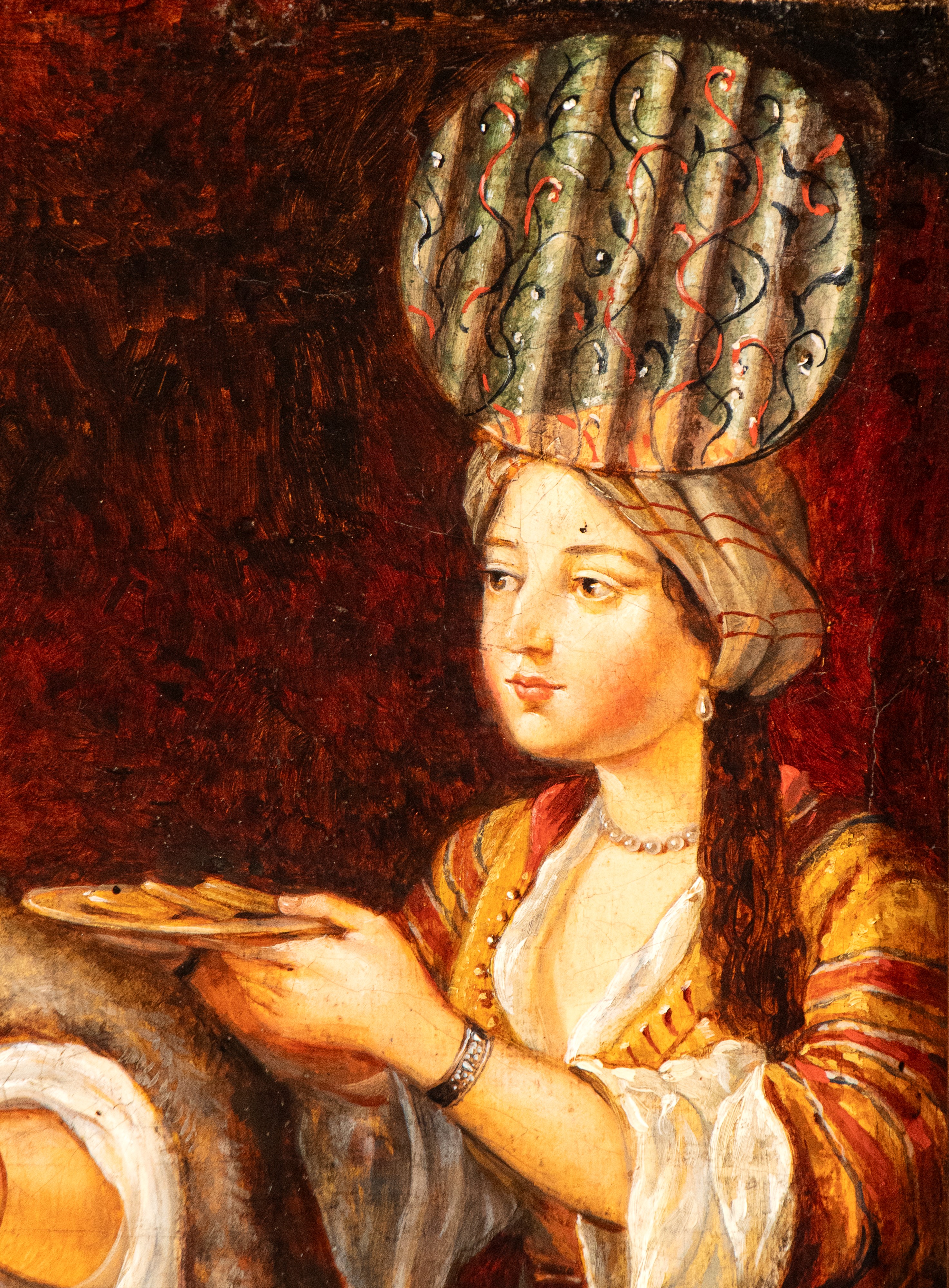 Artista Francese, XIX Secolo - Olio su tela, 'Il caffè turco', replica dell'opera 'Enjoying Coffe...