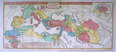 Partie Occidentale e Partie Orientale de la Carte des Anciennes Monarchies, bulino e acquaforte