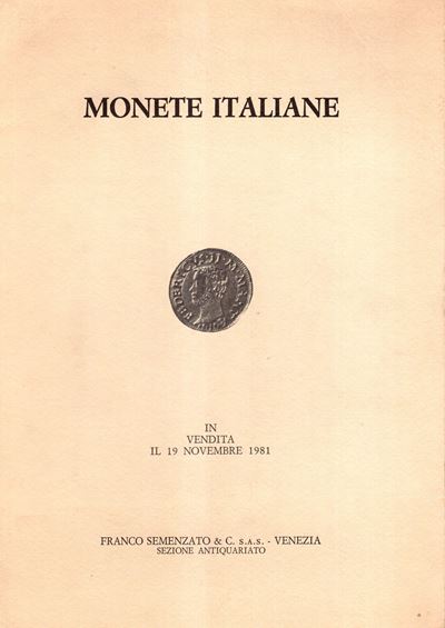 Semenzato F., Venezia, 19 Novembre 1981 - Monete italiane. Serie papale in oro e argento