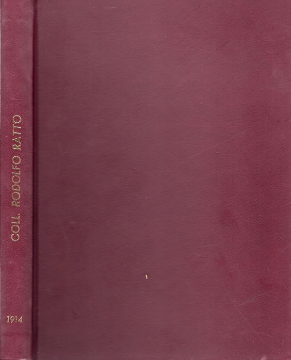 RATTO  R. – Milano, 21 – Aprile, 1914. Catalogo di una grande collezione di Monete italiane. ( coll. Gnecchi  Ercole). Pp.359, nn. 4346, no tavole. Ril. tutta pelle, prezzi agg. manoscritti. Buono stato. Rossi, 2902