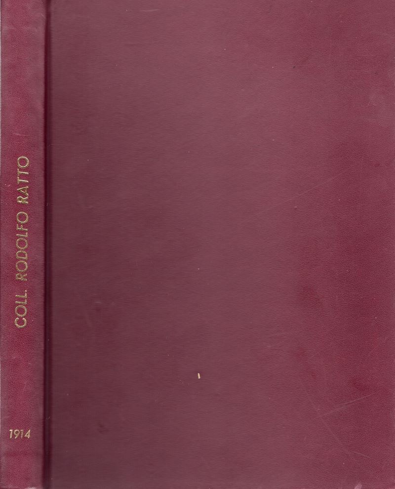 RATTO R., Catalogo di una grande collezione di monete italiane, Milano, 21 aprile 1914