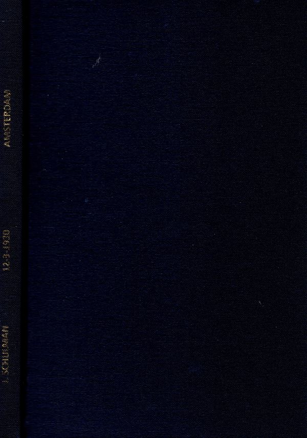 SCHULMAN  J. -  Amsterdam,  12 – Mars, 1930. Catalogue de series importantes de monnaies et medailles de diverses provenances.  Pp. 109,  nn. 1460,  tavv. 34. Rilegatura tutta similpelle, con scritte sul dorso, prima pagina sciupata, interno buono stato. raro. Rossi, 3232.