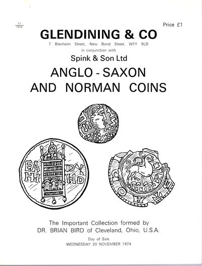 GLENDINING & CO., Collezione significativa di monete anglosassoni e normanne di Dr. Brian Bird