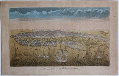 Vue générale de la ville de Venise, acquaforte e bulino