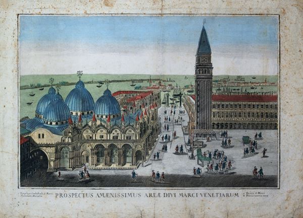 Remondini - [Venezia] Prospectus amaenissimus areae Divi Marci Venetiarum