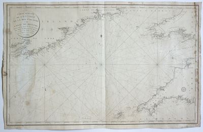 Carte Reduite de l'entrée de la Mer d'Irlande et du Canal de Bristol, litografia, 1797