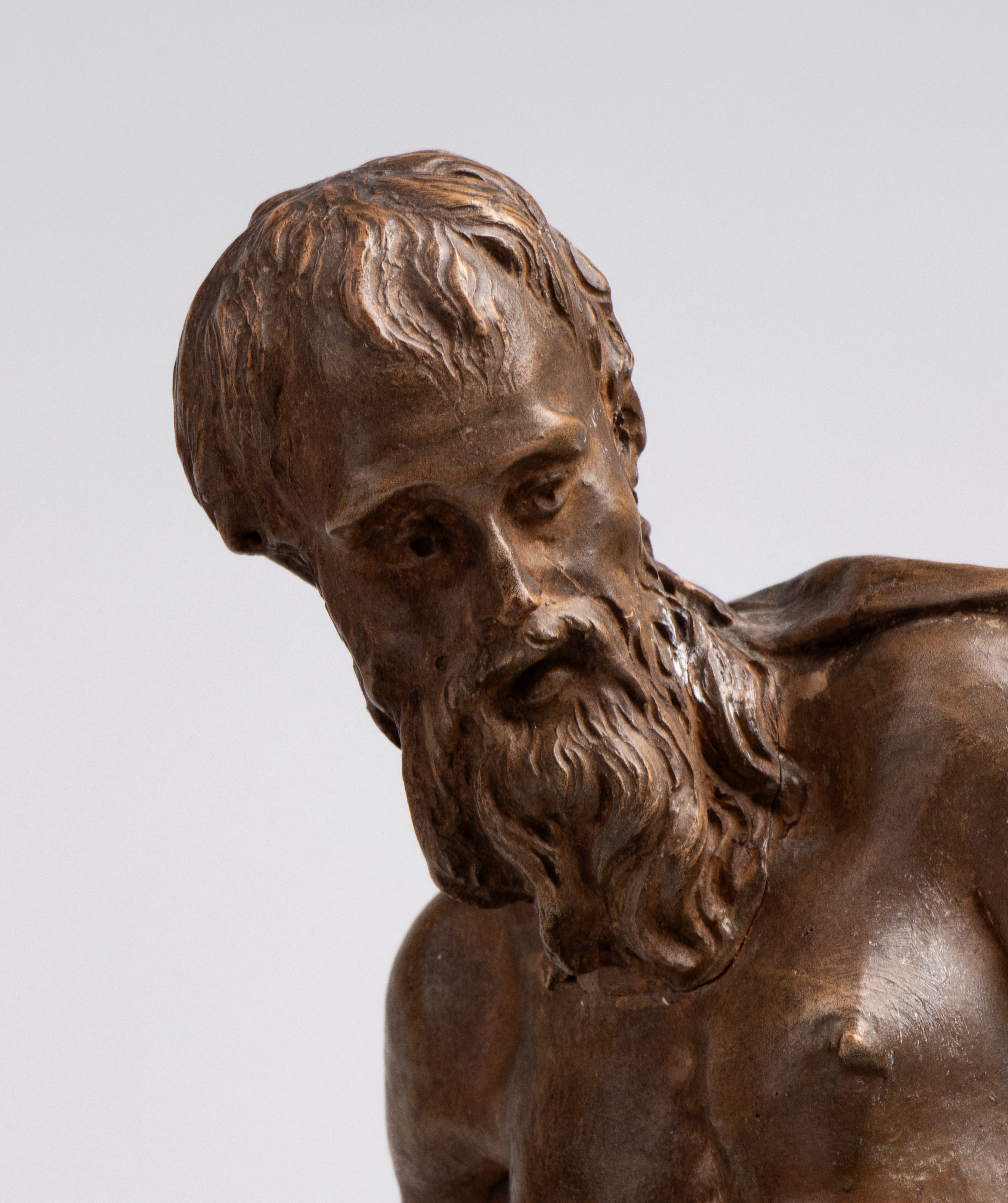 San Girolamo penitente in terracotta