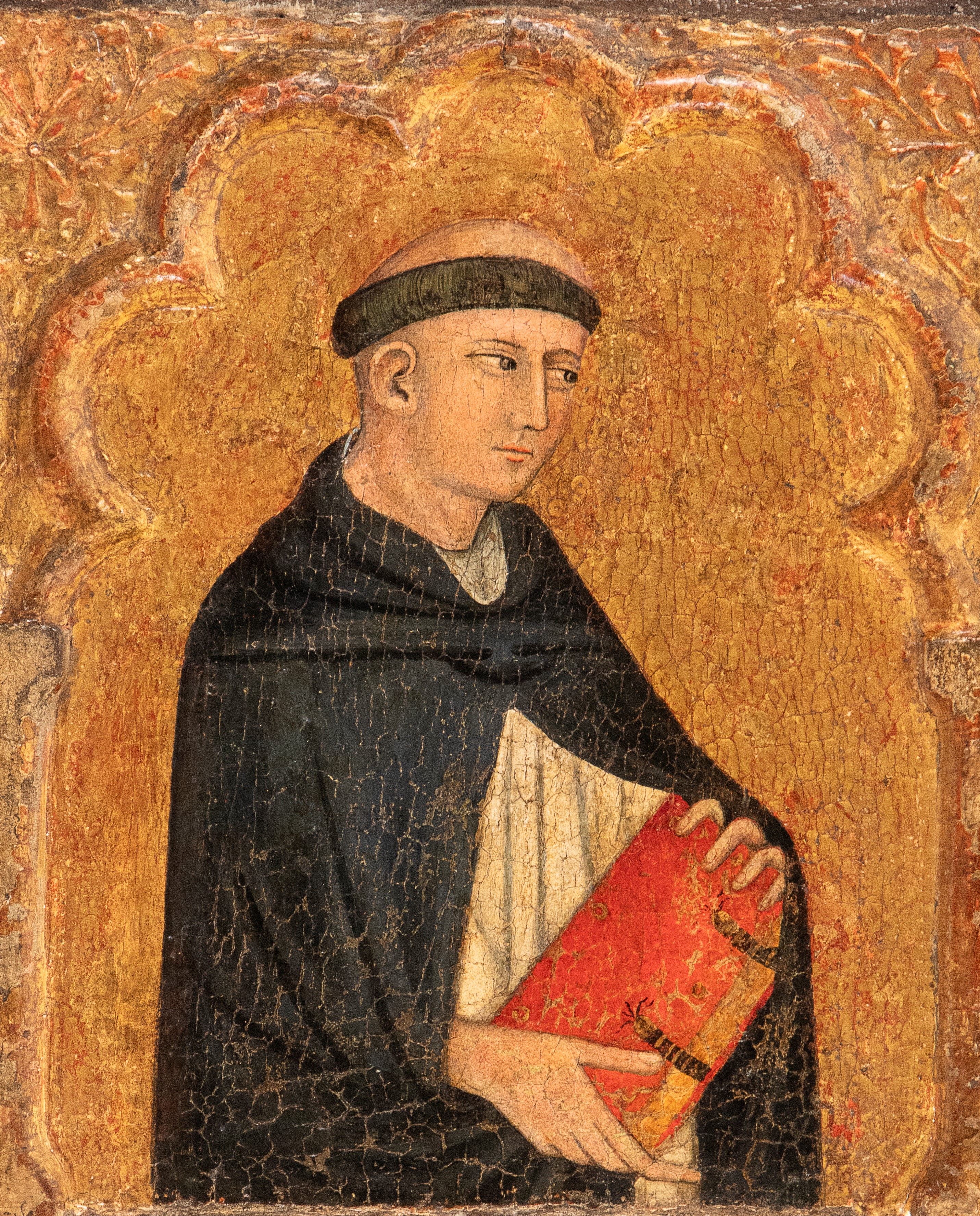 Imago Pietatis tra San Pietro, San Domenico, la Vergine dolente, San Giovanni evangelista, San Fr...