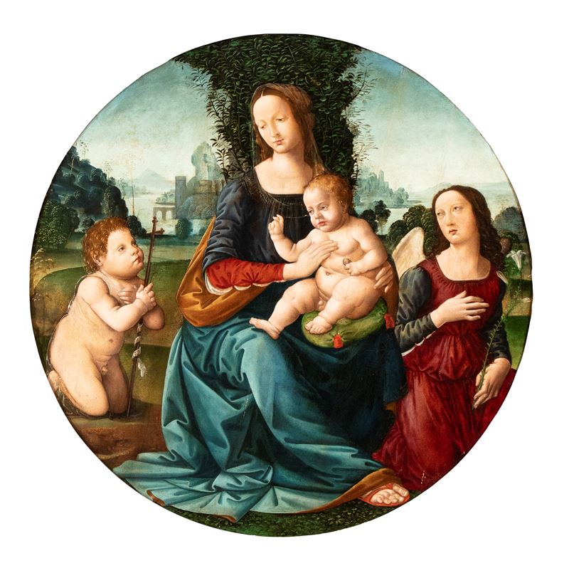 Madonna con il Bambino, San Giovannino e l'arcangelo Gabriele