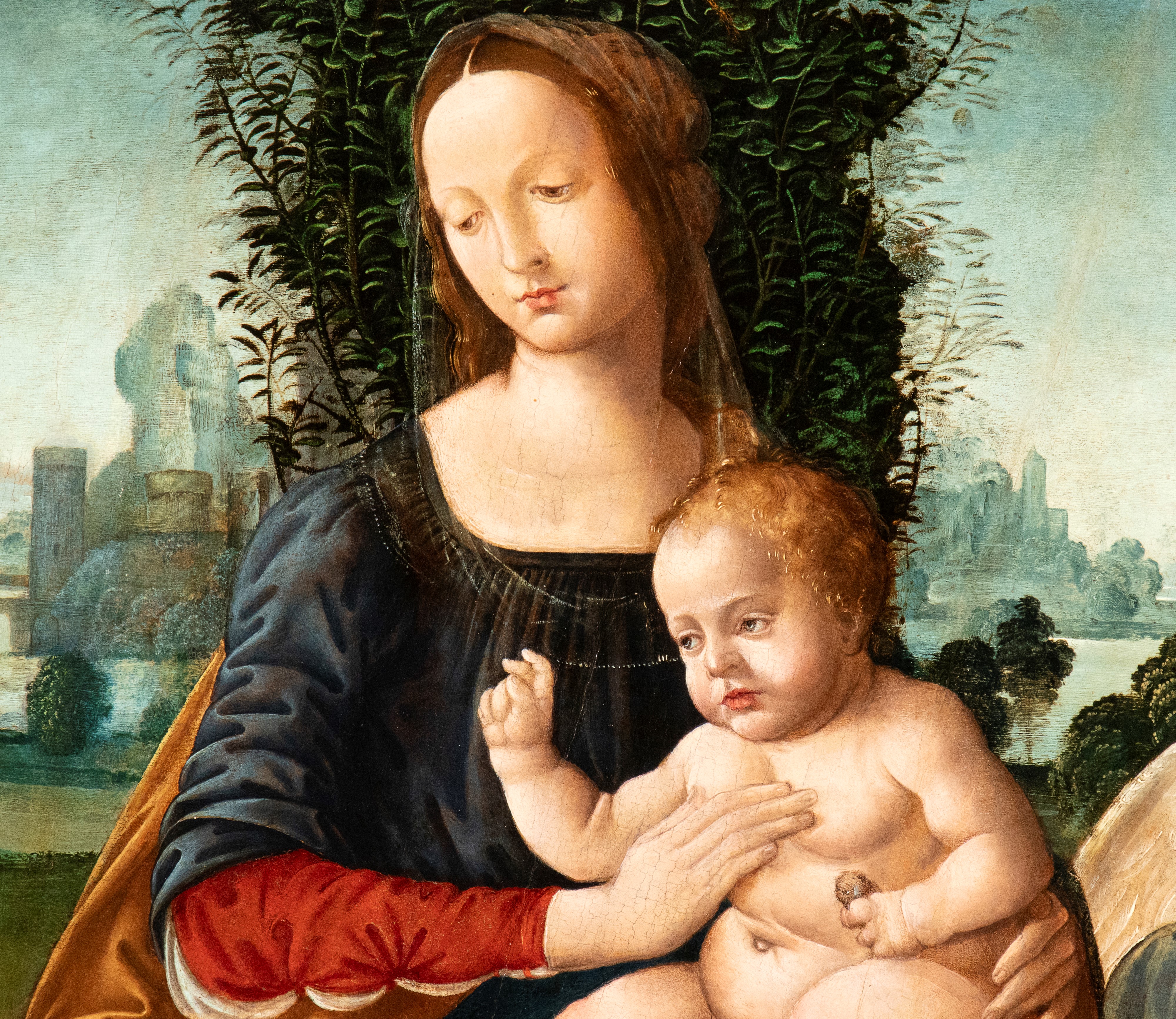 Madonna con il Bambino, San Giovannino e l'arcangelo Gabriele
