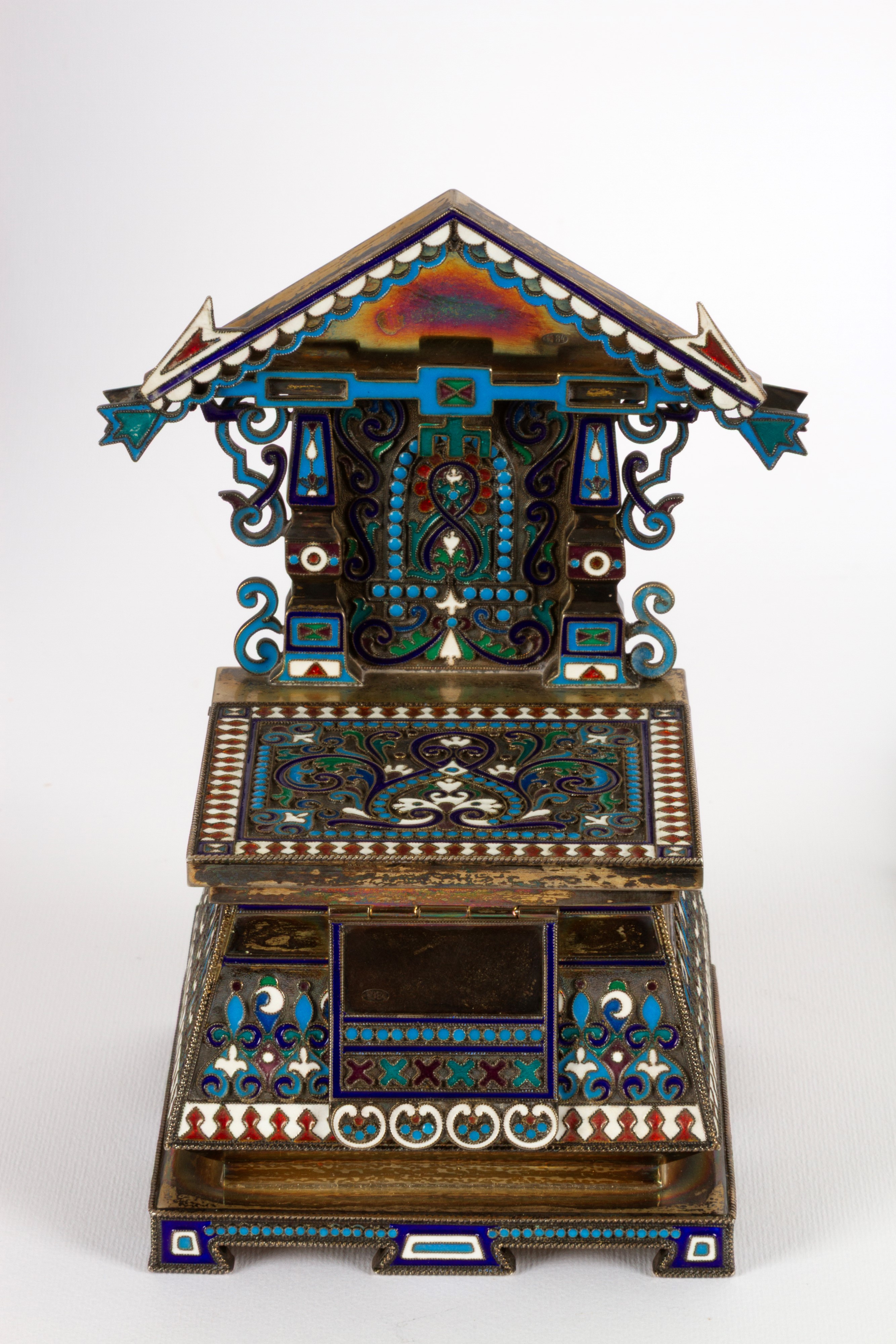 Trono porta sale in argento