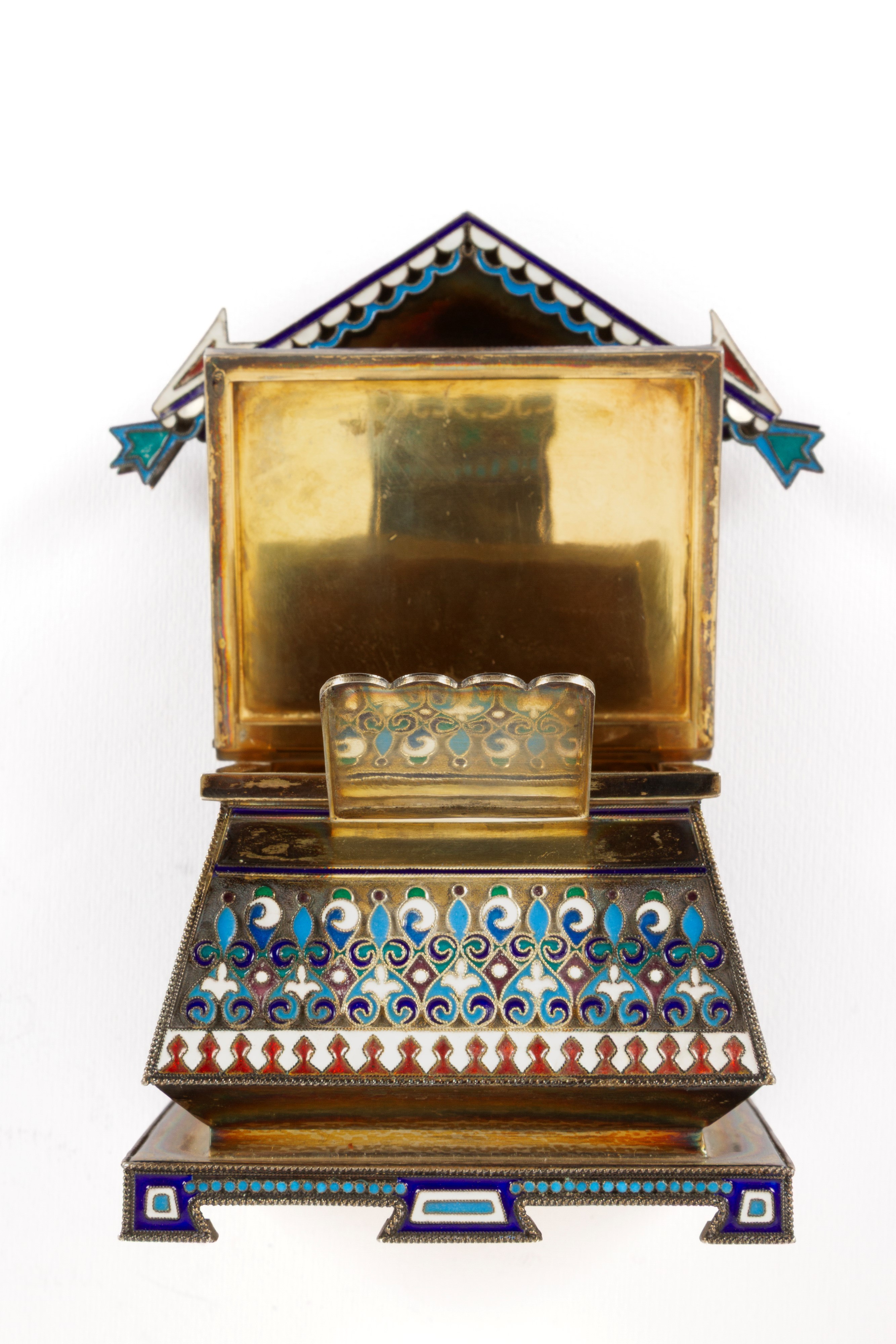 Trono porta sale in argento