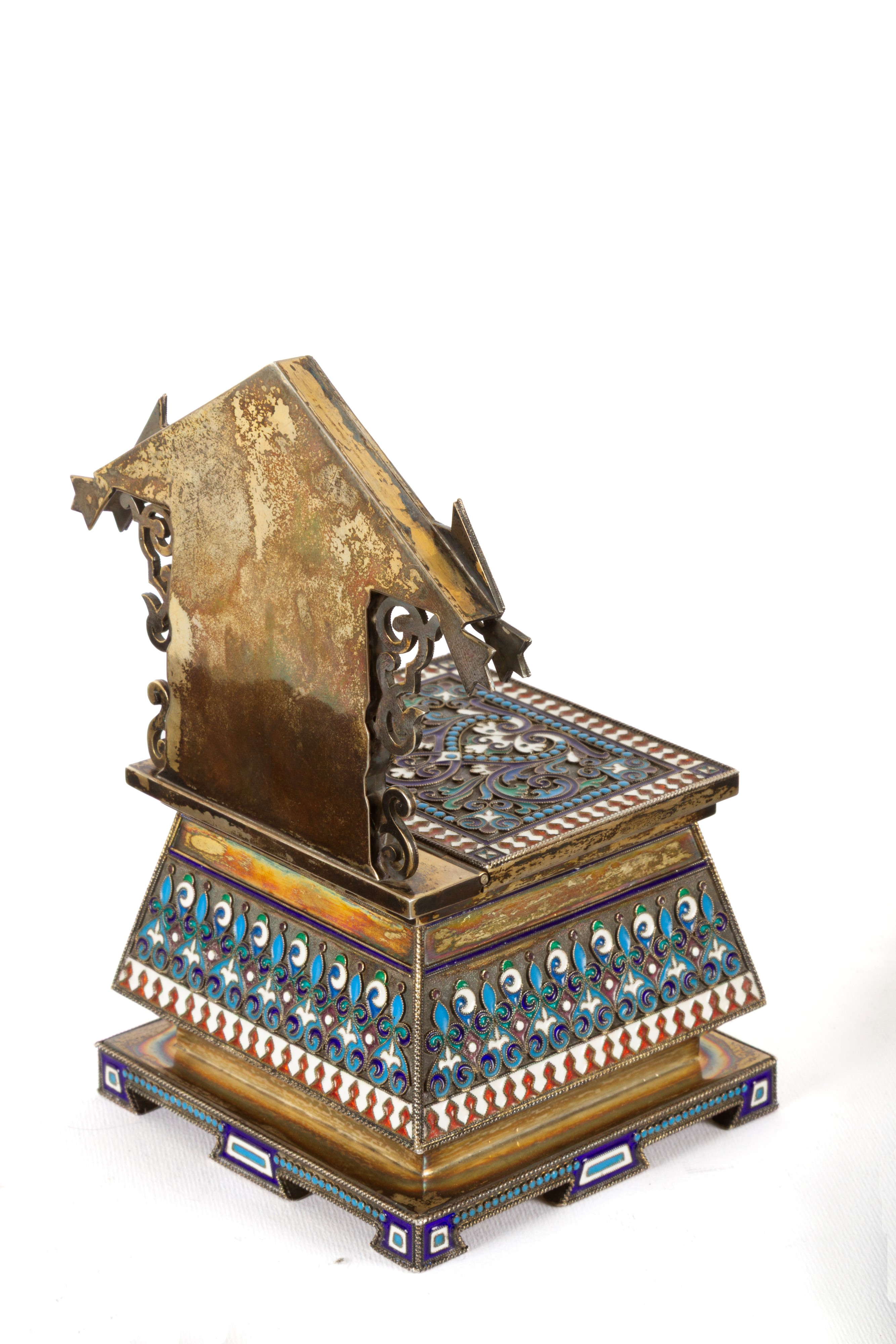 Trono porta sale in argento