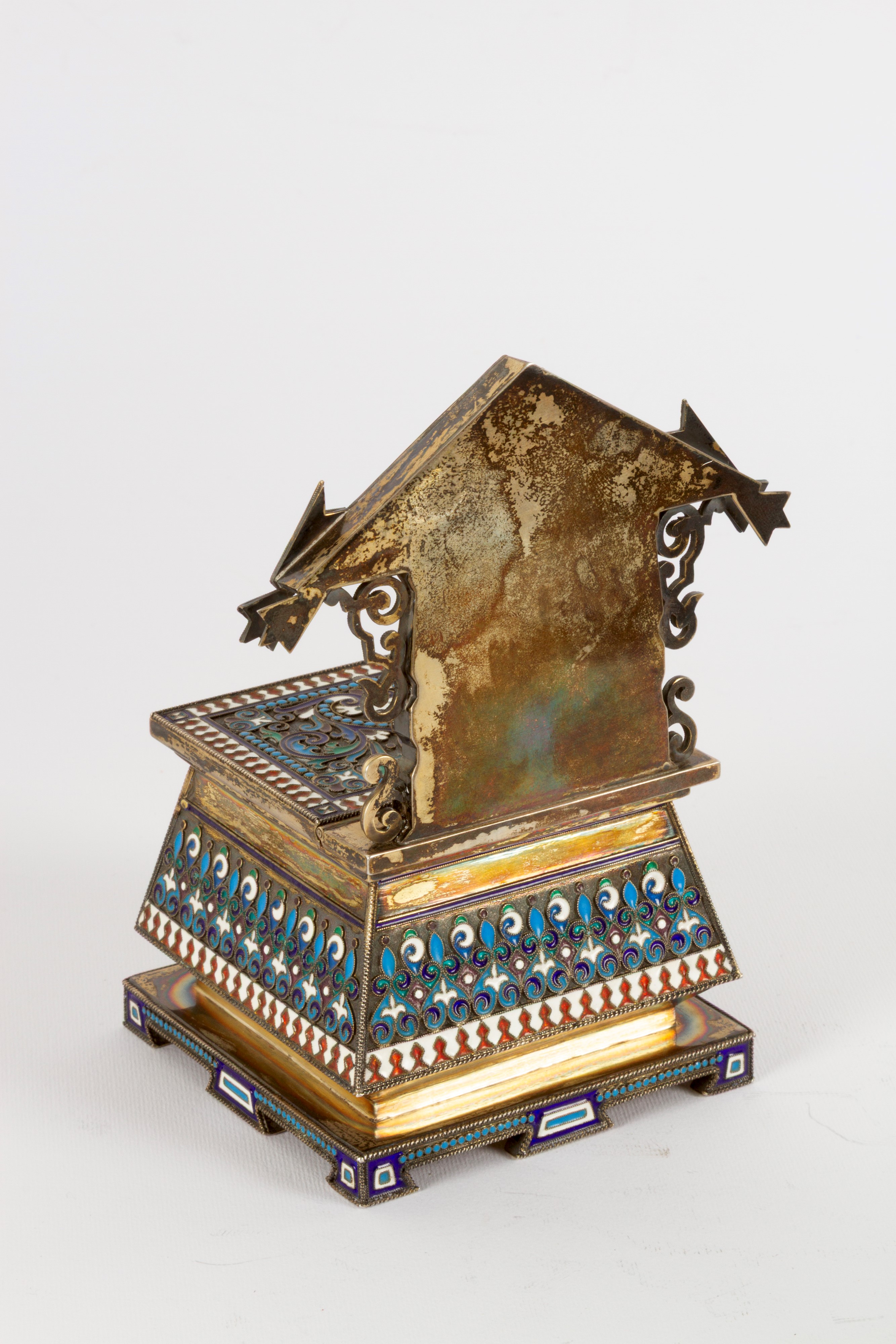 Trono porta sale in argento