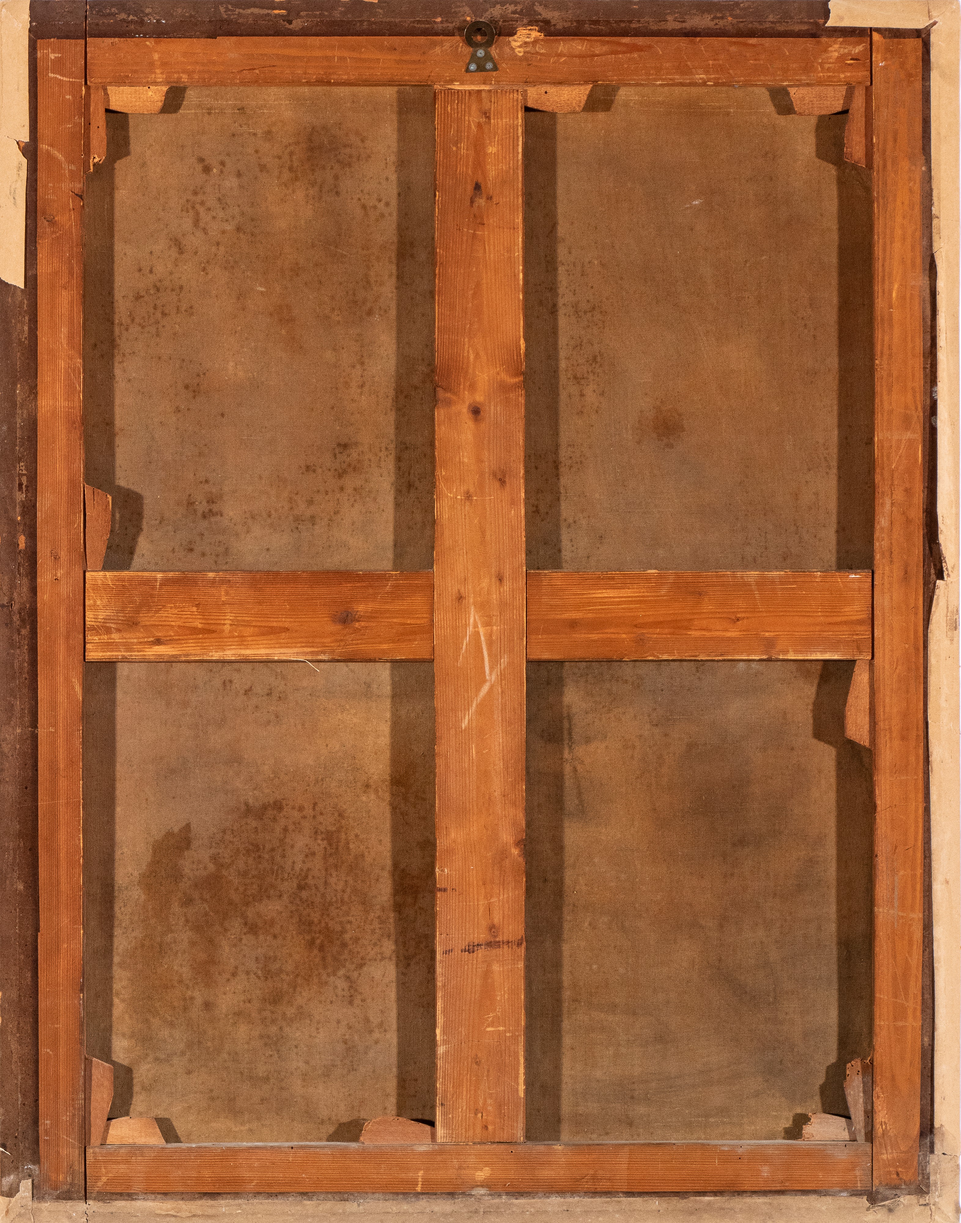 Natura morta con leprotto appeso