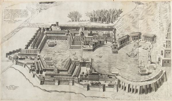 Giulio de Musi - Porto di Ostia, da Pirro Ligorio