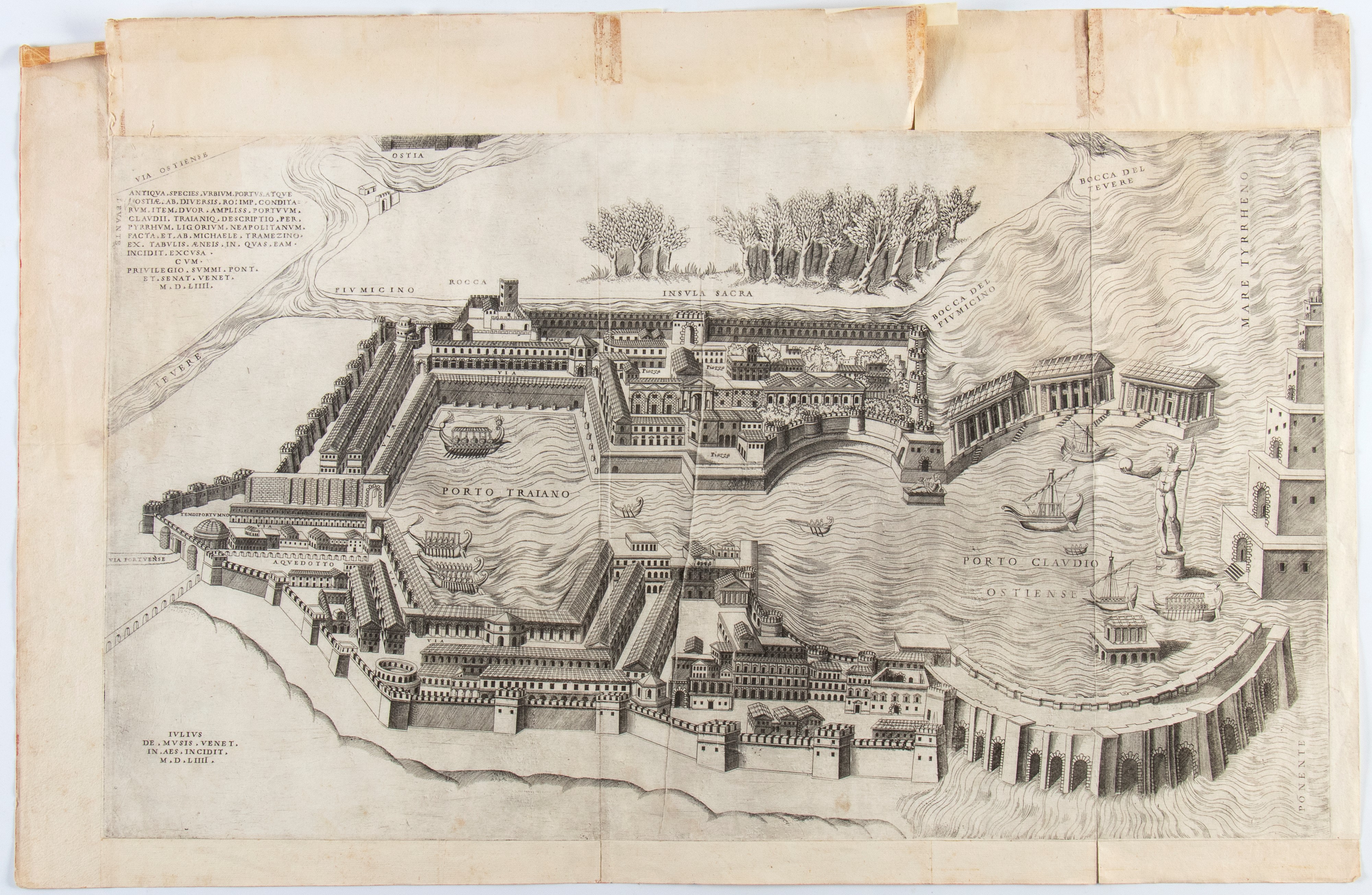 Porto di Ostia, da Pirro Ligorio