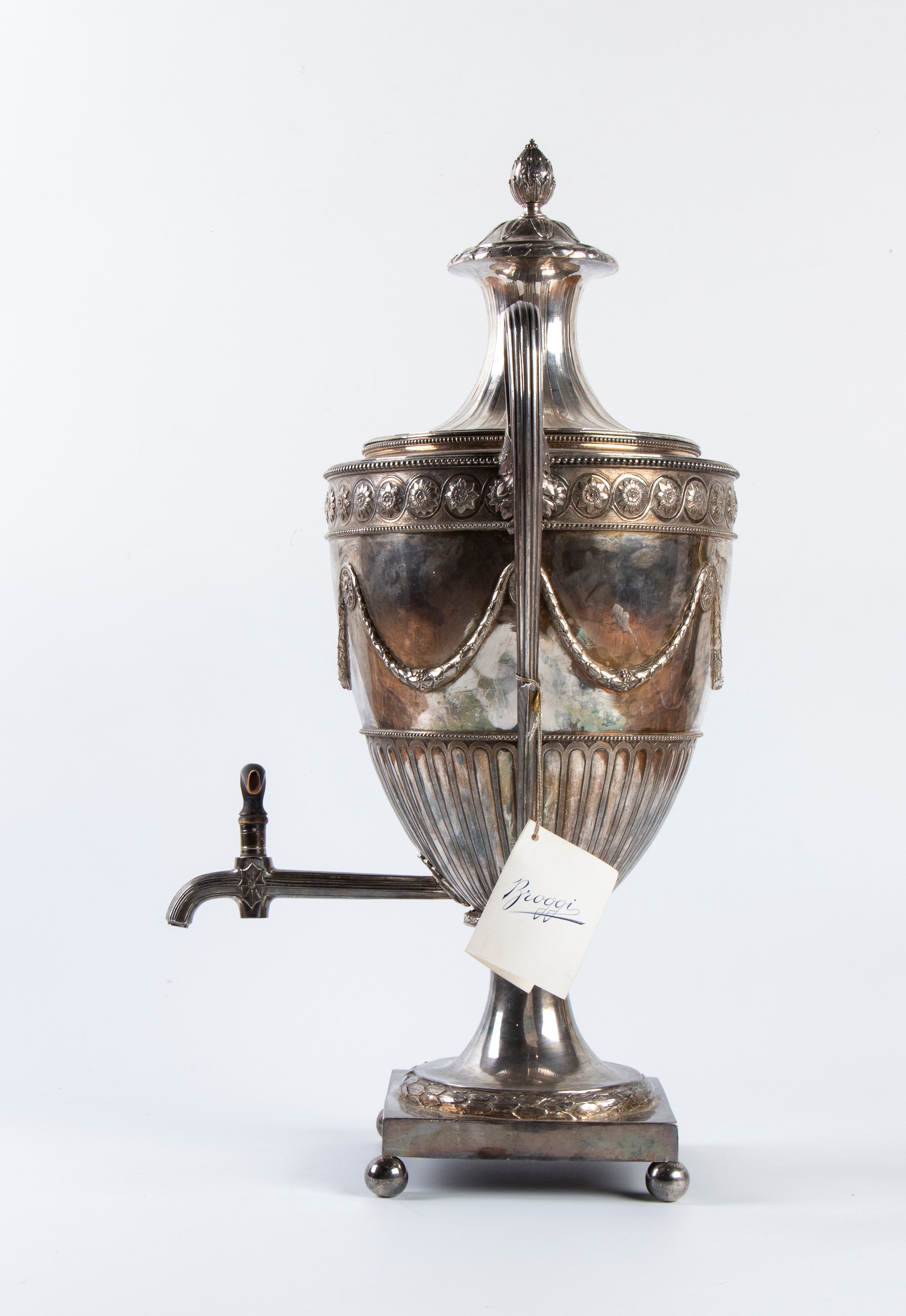 Tea urn inglese georgiana in argento