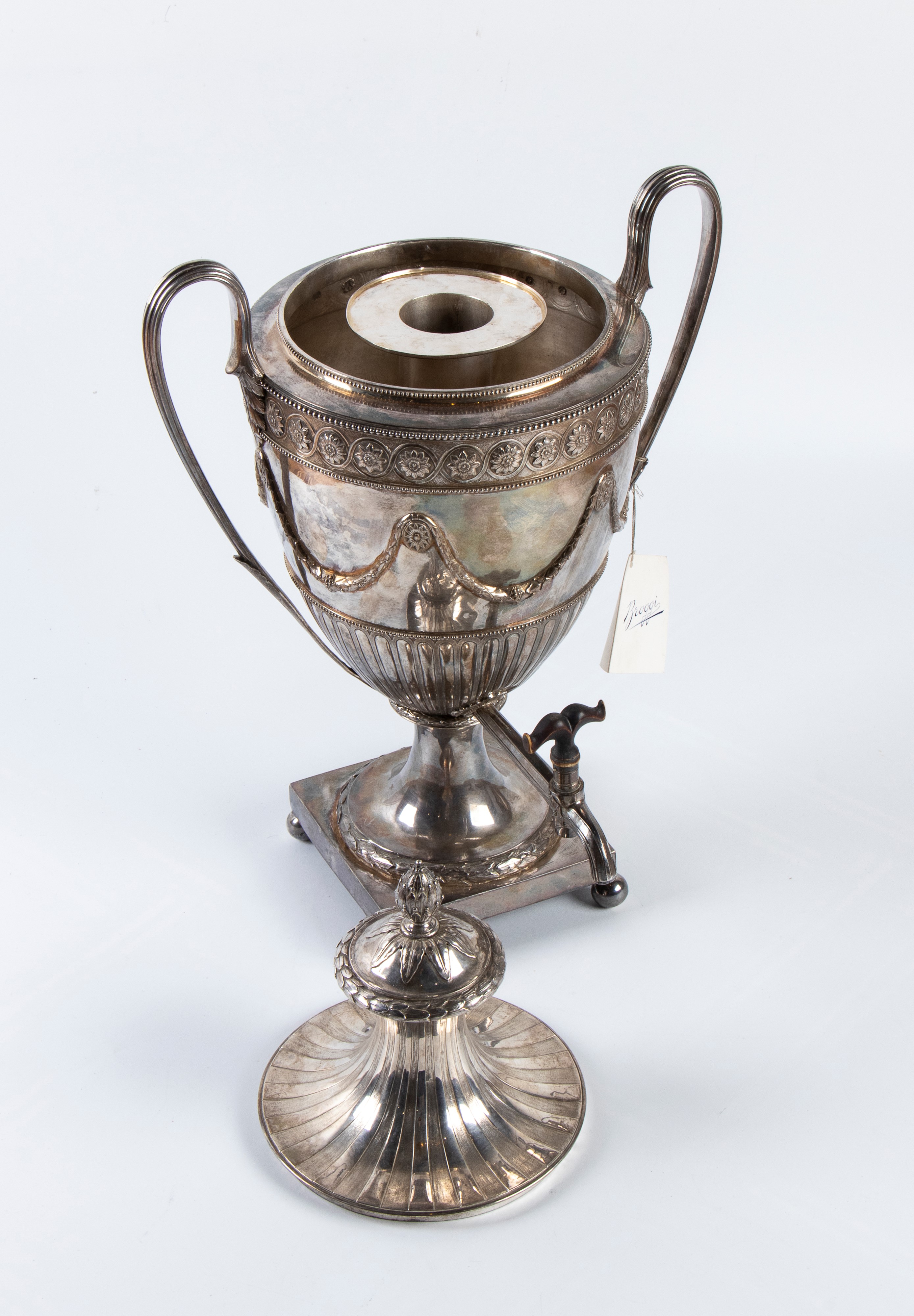 Tea urn inglese georgiana in argento